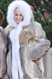 Genuine Coyote Fur Parka