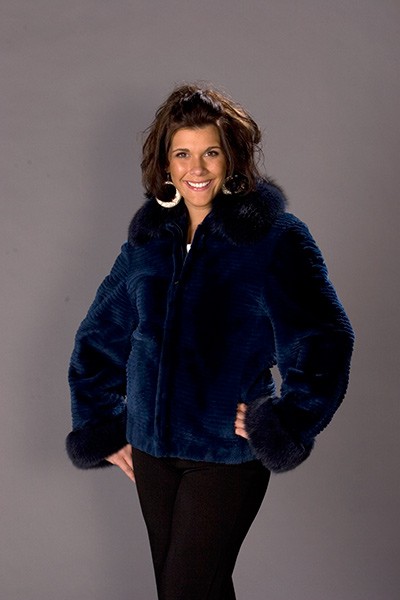 Sheared beaver jacket cheap