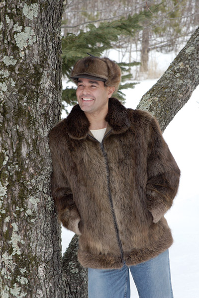 Beaver fur jacket hotsell